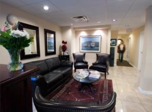 Waiting area inside Beaufort Family Dental in Comox BC